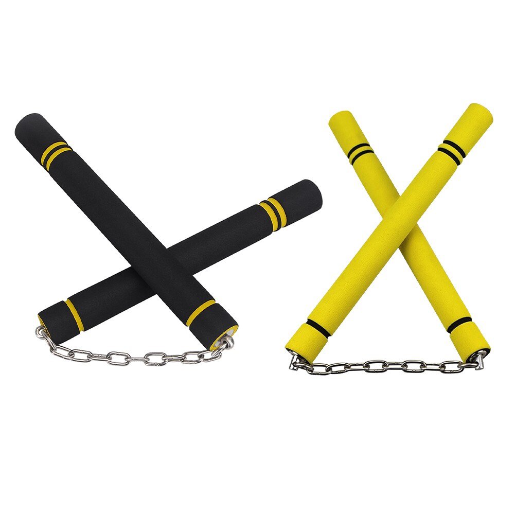 Sponge Nunchaku Practice Martial Arts Equipment Chain Safe Sponge Sport Training Effective Working-out Sport Accessories