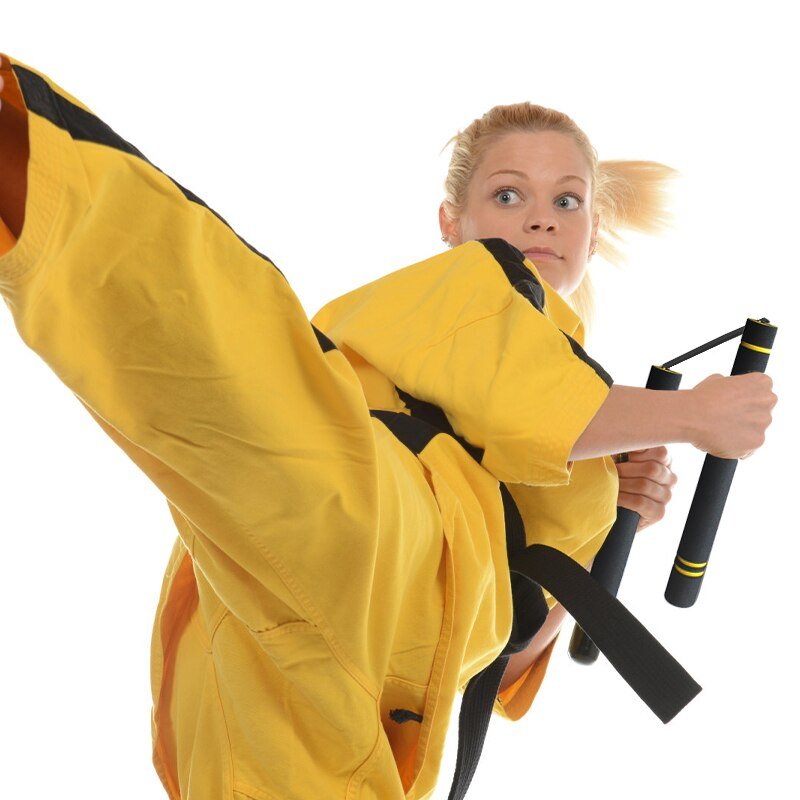 Sponge Nunchaku Practice Martial Arts Equipment Chain Safe Sponge Sport Training Effective Working-out Sport Accessories