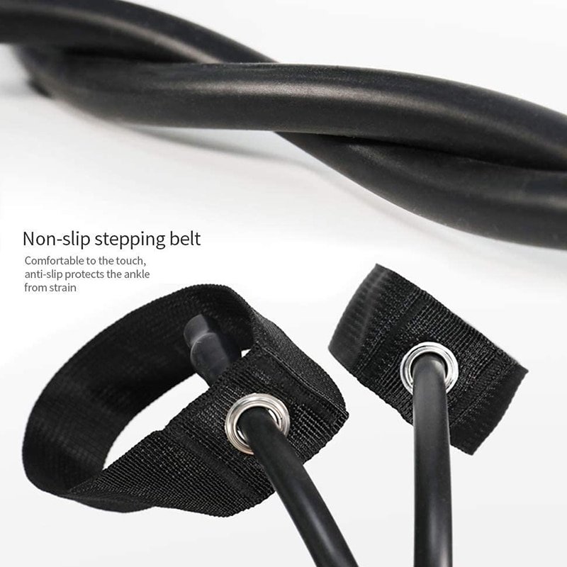 Portable Pilates Bar Kit with Resistance Band Gym Equipment Fitness  Foot Loop for Yoga,Stretch,Sit-Up Bar Resistance Band