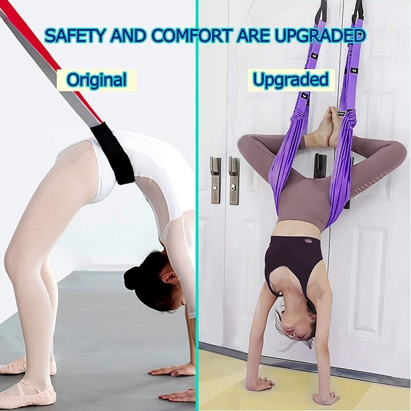 Aerial Yoga Hammock Swing Door Reverse Rope Stretch Belt Flexibility Stretch Leg Stretch Belt Ballet Dance Gymnastics Coach Aerial Yoga Hammock Swing Door Reverse Rope Stretch Belt Flexibility Stretch Leg Stretch Belt Ballet Dance Gymnastics Coach