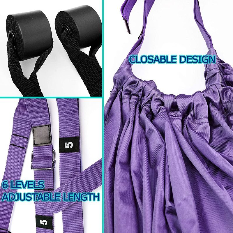 Aerial Yoga Hammock Swing Door Reverse Rope Stretch Belt Flexibility Stretch Leg Stretch Belt Ballet Dance Gymnastics Coach Aerial Yoga Hammock Swing Door Reverse Rope Stretch Belt Flexibility Stretch Leg Stretch Belt Ballet Dance Gymnastics Coach