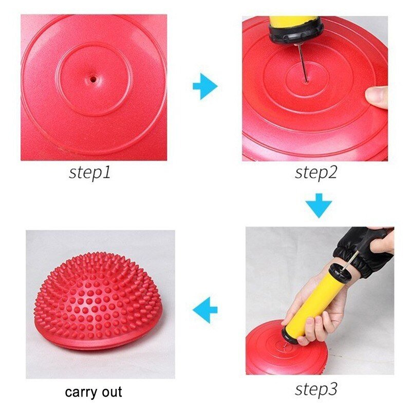 Massage Balance Ball Stepping Stones Durian Spiky Sensory Integration Balance Equipment Training Equipment Foot Massage Ball