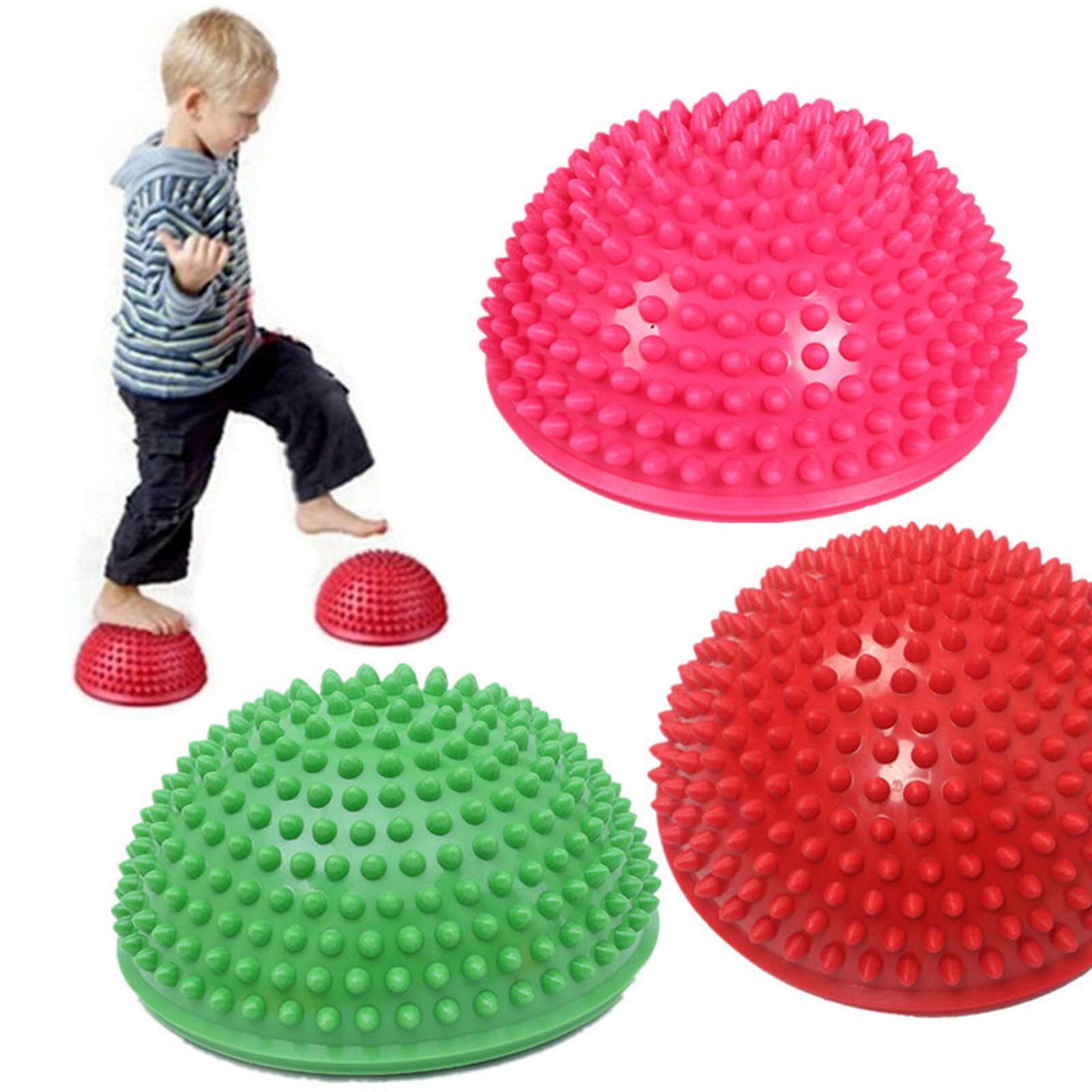 Massage Balance Ball Stepping Stones Durian Spiky Sensory Integration Balance Equipment Training Equipment Foot Massage Ball
