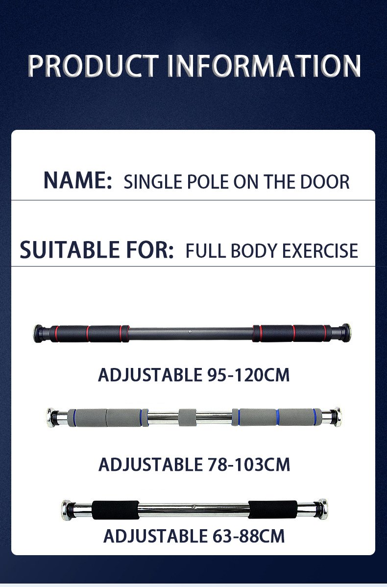 Door Horizontal Bar Pull-up Pull-up Bar Indoor Punch-free Multifunctional Household Horizontal Bar Fitness Equipment Door Horizontal Bar Pull-up Pull-up Bar Indoor Punch-free Multifunctional Household Horizontal Bar Fitness Equipment