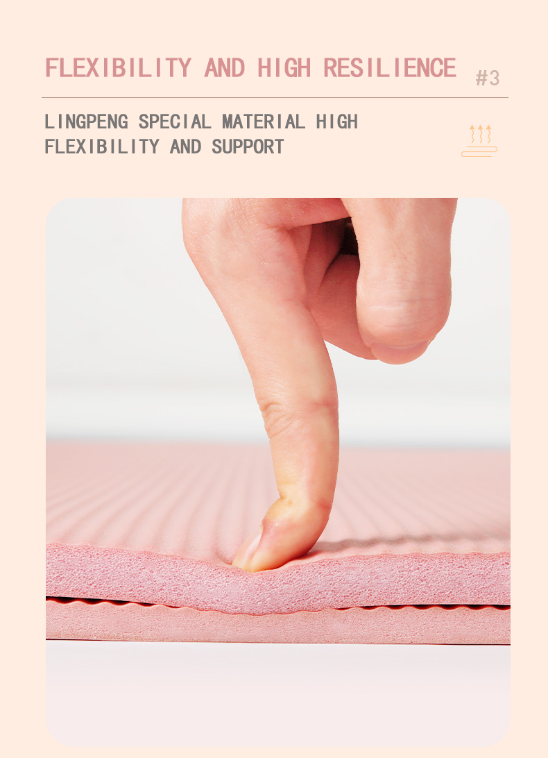 20MM Thick Yoga Mat NRB Non-slip Men and Women Fitness Tasteless Gym Exercise Mat Pilates Mat Meditation Mat Fitness Mat