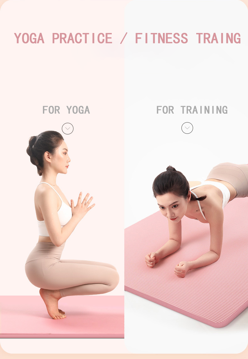 20MM Thick Yoga Mat NRB Non-slip Men and Women Fitness Tasteless Gym Exercise Mat Pilates Mat Meditation Mat Fitness Mat