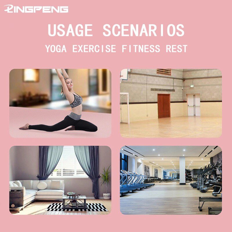 20MM Thick Yoga Mat NRB Non-slip Men and Women Fitness Tasteless Gym Exercise Mat Pilates Mat Meditation Mat Fitness Mat