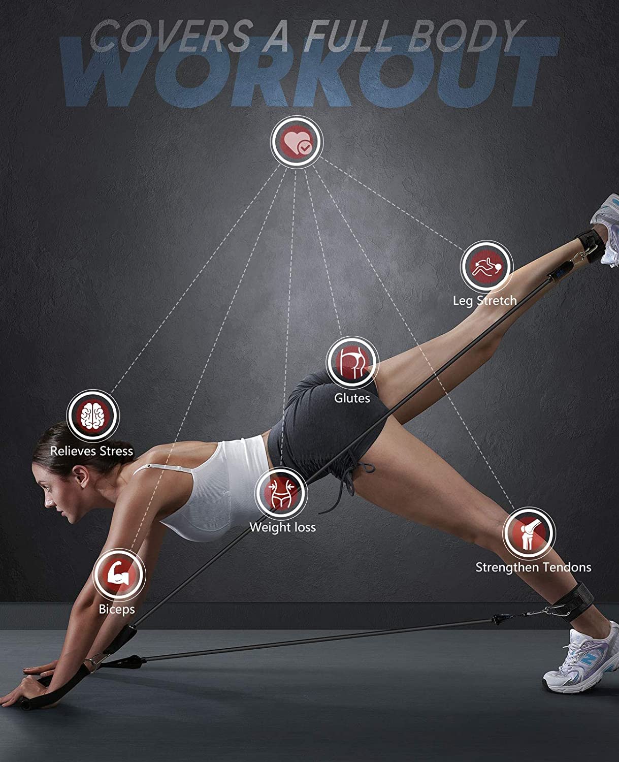 Fitness Resistance Pull Rope Rubber Band Yoga Elastic Training Belt Upgrade Set Pilates Training Exercise Fitness Equipment Fitness Resistance Pull Rope Rubber Band Yoga Elastic Training Belt Upgrade Set Pilates Training Exercise Fitness Equipment