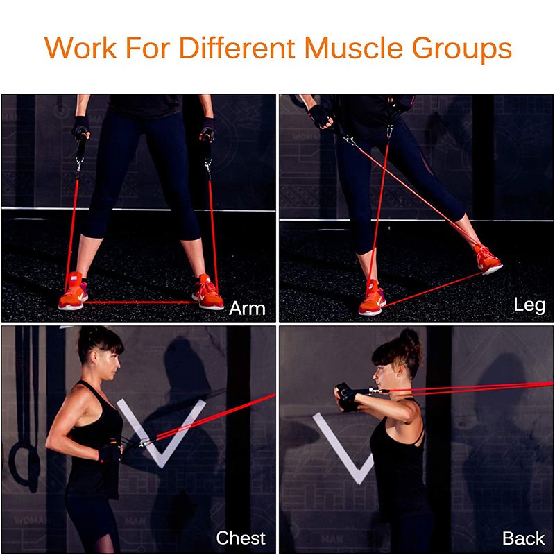 Fitness Resistance Pull Rope Rubber Band Yoga Elastic Training Belt Upgrade Set Pilates Training Exercise Fitness Equipment Fitness Resistance Pull Rope Rubber Band Yoga Elastic Training Belt Upgrade Set Pilates Training Exercise Fitness Equipment