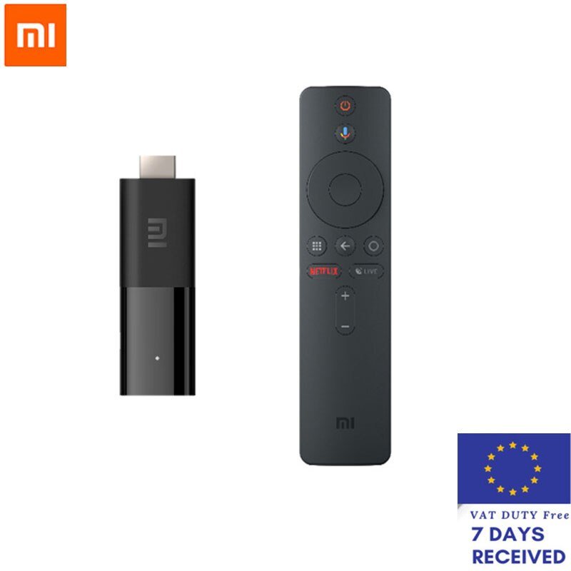 Originele Global Xiaomi Mi Tv Stick Android Tv 9.0 Quad-Core Dolby Dts Hd Dual Decodering 1Gb Ram 8Gb Rom Google Assistent Netflix