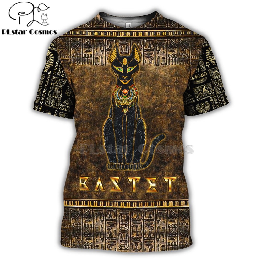 Mysterieuze Retro Oude Horus Egypte 3d Alle Bedrukte T Shirts Tees Zomer Grappige Korte Mouw Halloween Tshirt Cosplay Kleding