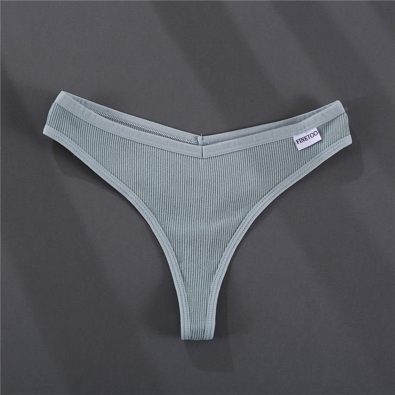 Women's Solid Color Summer G-Strings Set