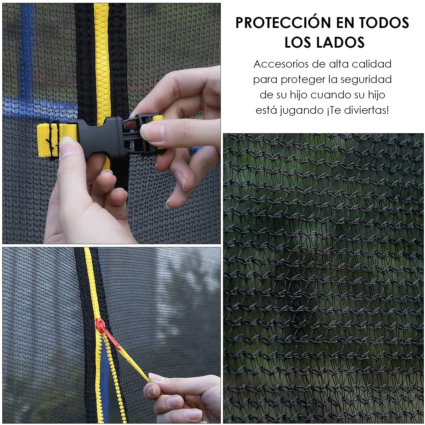 Trampoline Tuin Trampoline Ø 244Cm Kinderen Trampoline Outdoor Complete Set