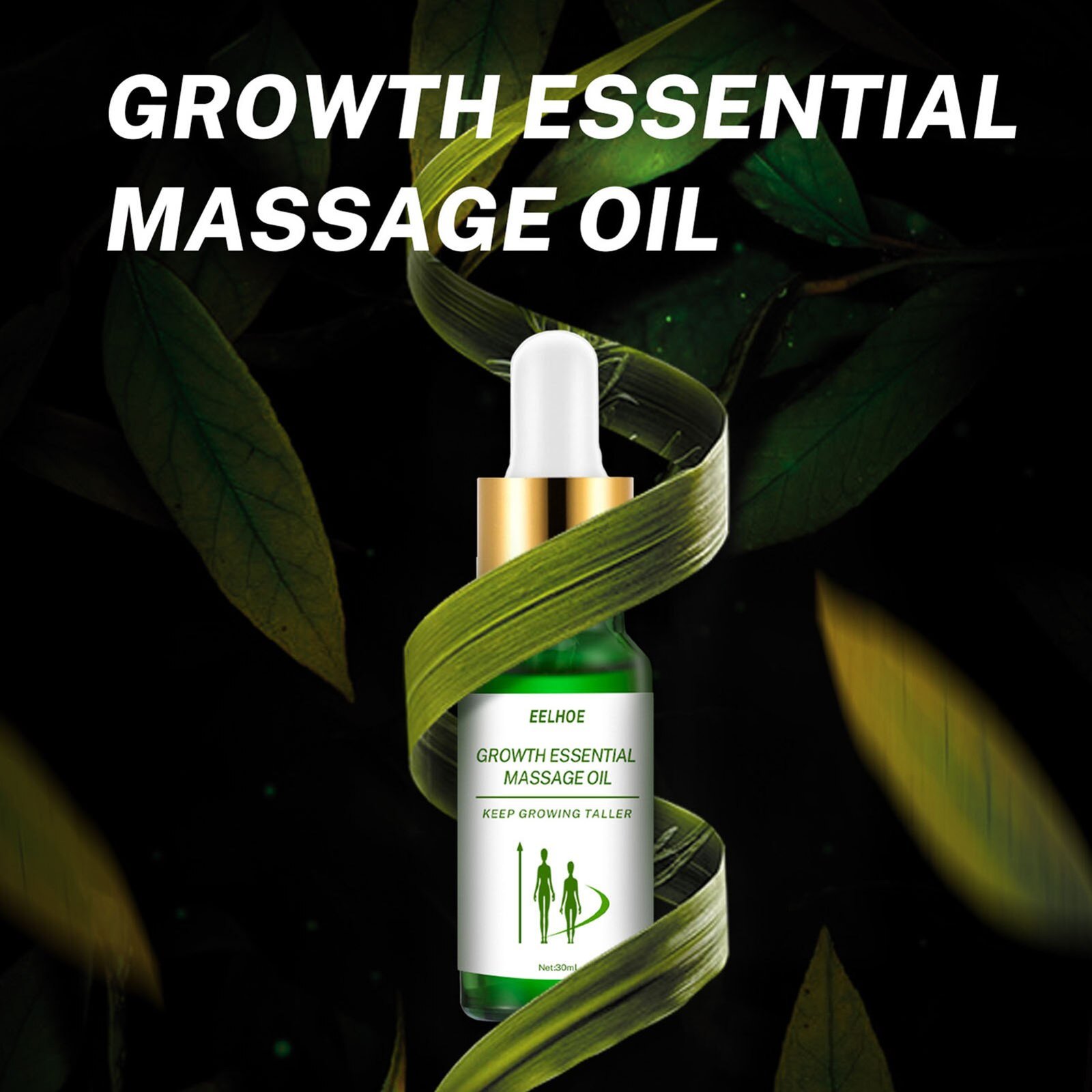 Hoogte Toenemende Olie Lichaam Groeien Groter Essentiële Oliën Voet Gezondheidszorg Promot Bone Groei Verhooging Conditioning Voet Massage