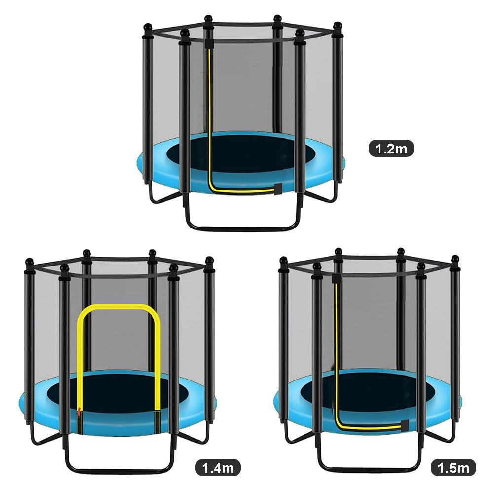 Trampoline Vangnet Uv-Bestendig Tuin Trampoline Pe 6-Pole Vervanging Net Trampolines Netto 3.97ft/4.59ft/4.92ft (Alleen Netto)
