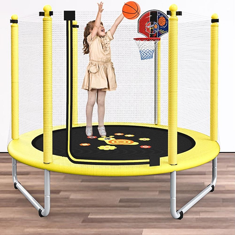 Trampoline Vangnet Uv-Bestendig Tuin Trampoline Pe 6-Pole Vervanging Net Trampolines Netto 3.97ft/4.59ft/4.92ft (Alleen Netto)