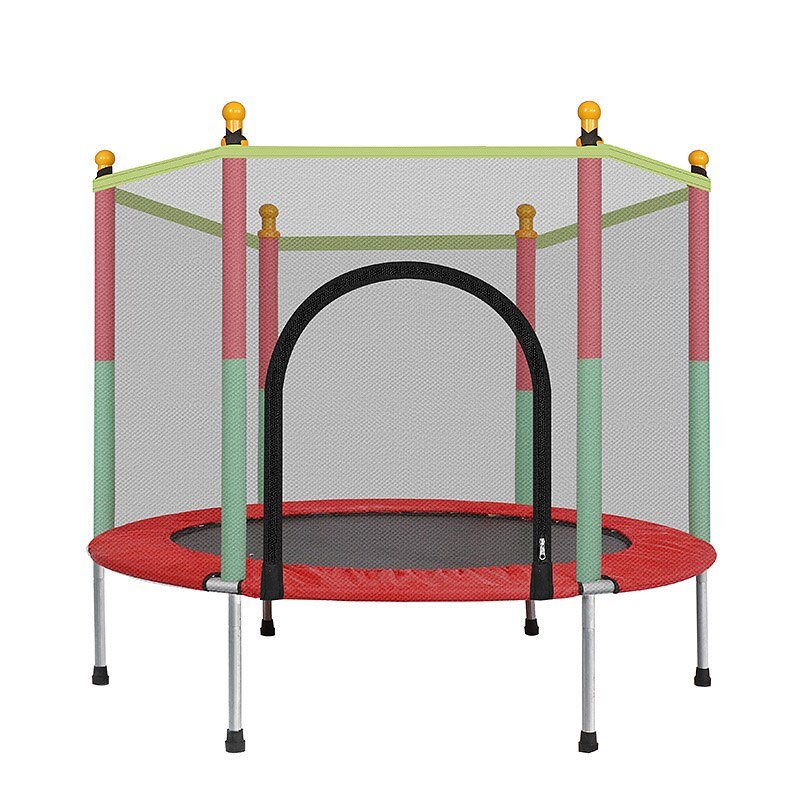 Imbaby Trampoline Voor Kinderen Thuis Kinderen Elastische Bed Veiligheid Trampoline Met Net Volwassen Fitness Trampolines Ondersteuning 100 Kg