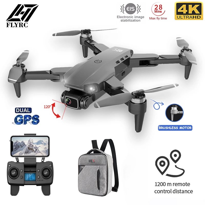 L900PRO Gps Drone 4K Hd Professionele Dual Camera Antenne Stabilisatie Borstelloze Motor Opvouwbare Quadcopter Helicopter Rc 1200M