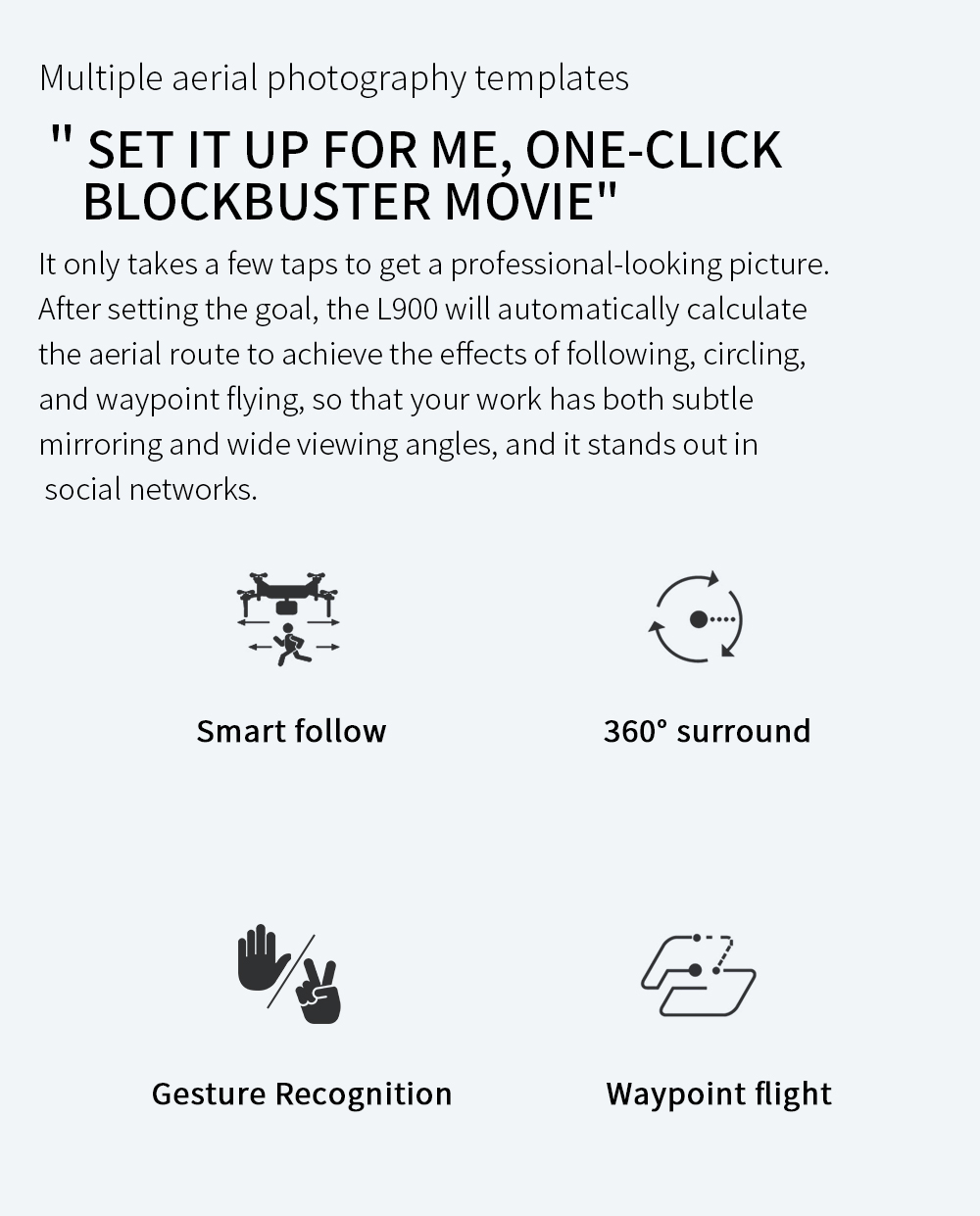 L900PRO Gps Drone 4K Hd Professionele Dual Camera Antenne Stabilisatie Borstelloze Motor Opvouwbare Quadcopter Helicopter Rc 1200M L900PRO Gps Drone 4K Hd Professionele Dual Camera Antenne Stabilisatie Borstelloze Motor Opvouwbare Quadcopter Helicopter Rc 1200M