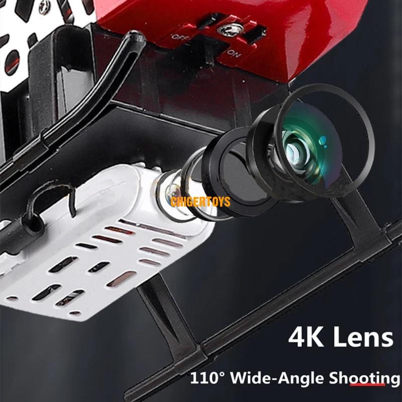 Grote 50Cm Rc Helicopter Met 4K Hd Camera Wifi Fpvfor Kids 3.5CH Legering Hoogte Instelling Afstandsbediening Helikopter vliegtuigen Jongen Speelgoed