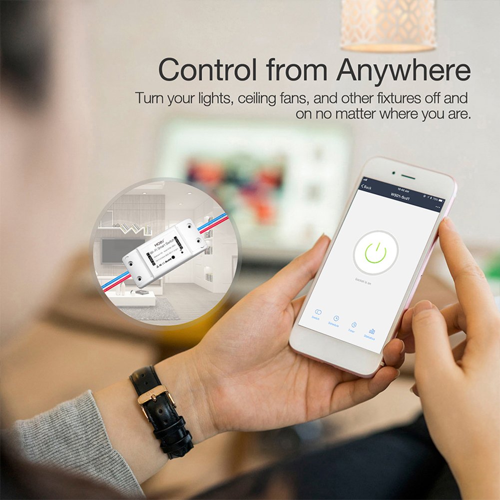 Wifi/Bluetooth Smart Lichtschakelaar Universele Breaker Timer Smart Leven App Draadloze Afstandsbediening Werkt Met Alexa Google Thuis