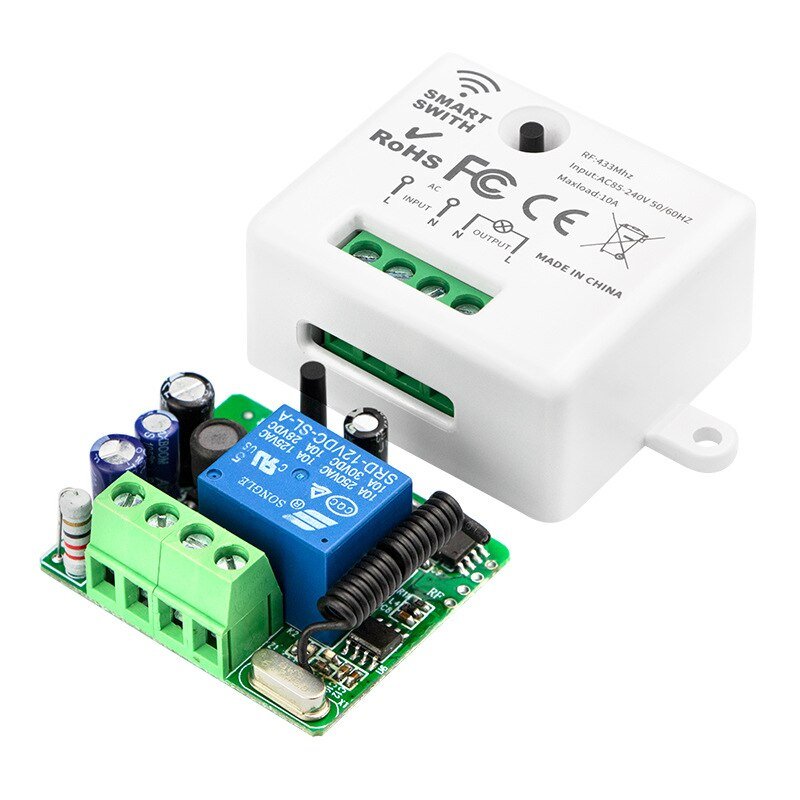 RF433 Wifi Smart Switches Tuya Mini Diy Relaismodule Smart Leven App Wandpanelen Touch Schakelaar Timer Voice Google Alexa thuis