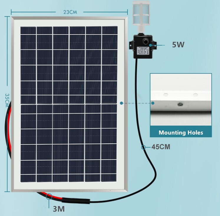 3W 5W Solar Waterpomp Borstelloze Motor Zonnepaneel Pomp 12V Voor Vijver/Zwembad Tuin/solar Poum Kit/Solar Vijver Pum 3W 5W Solar Waterpomp Borstelloze Motor Zonnepaneel Pomp 12V Voor Vijver/Zwembad Tuin/solar Poum Kit/Solar Vijver Pum