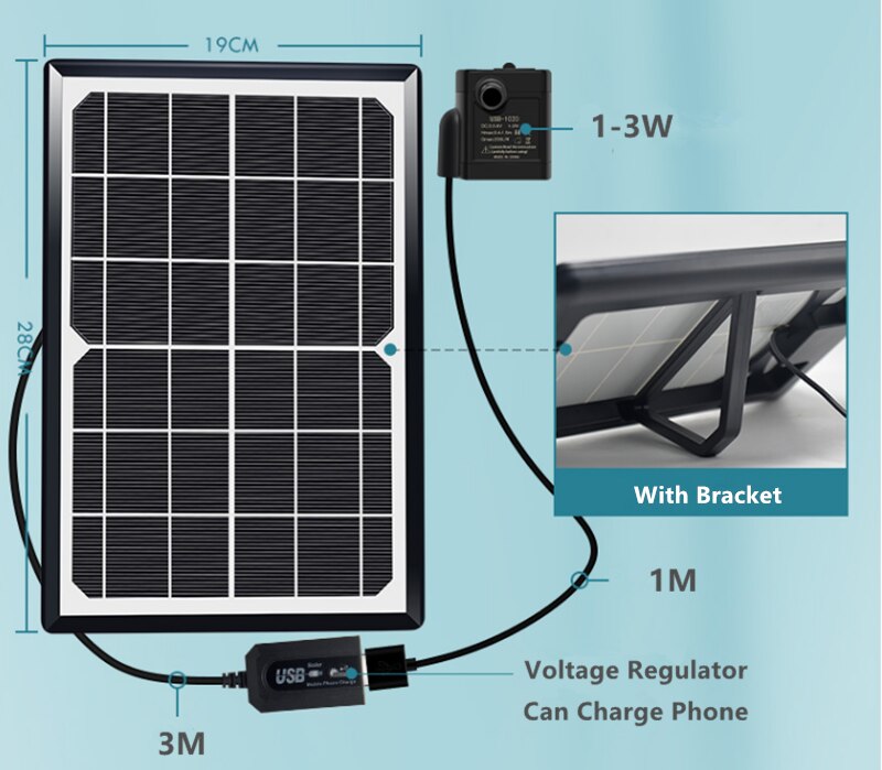 3W 5W Solar Waterpomp Borstelloze Motor Zonnepaneel Pomp 12V Voor Vijver/Zwembad Tuin/solar Poum Kit/Solar Vijver Pum 3W 5W Solar Waterpomp Borstelloze Motor Zonnepaneel Pomp 12V Voor Vijver/Zwembad Tuin/solar Poum Kit/Solar Vijver Pum