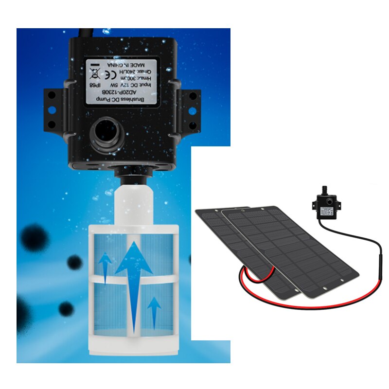 3W 5W Solar Waterpomp Borstelloze Motor Zonnepaneel Pomp 12V Voor Vijver/Zwembad Tuin/solar Poum Kit/Solar Vijver Pum 3W 5W Solar Waterpomp Borstelloze Motor Zonnepaneel Pomp 12V Voor Vijver/Zwembad Tuin/solar Poum Kit/Solar Vijver Pum