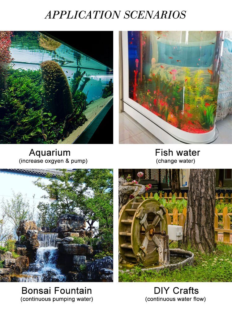 Dompelpomp 10W/18W/25W/45W/60W 600-4500L/H 220V Aquarium Fish Pond Tank Temperatuurregeling Schoon Uitloop