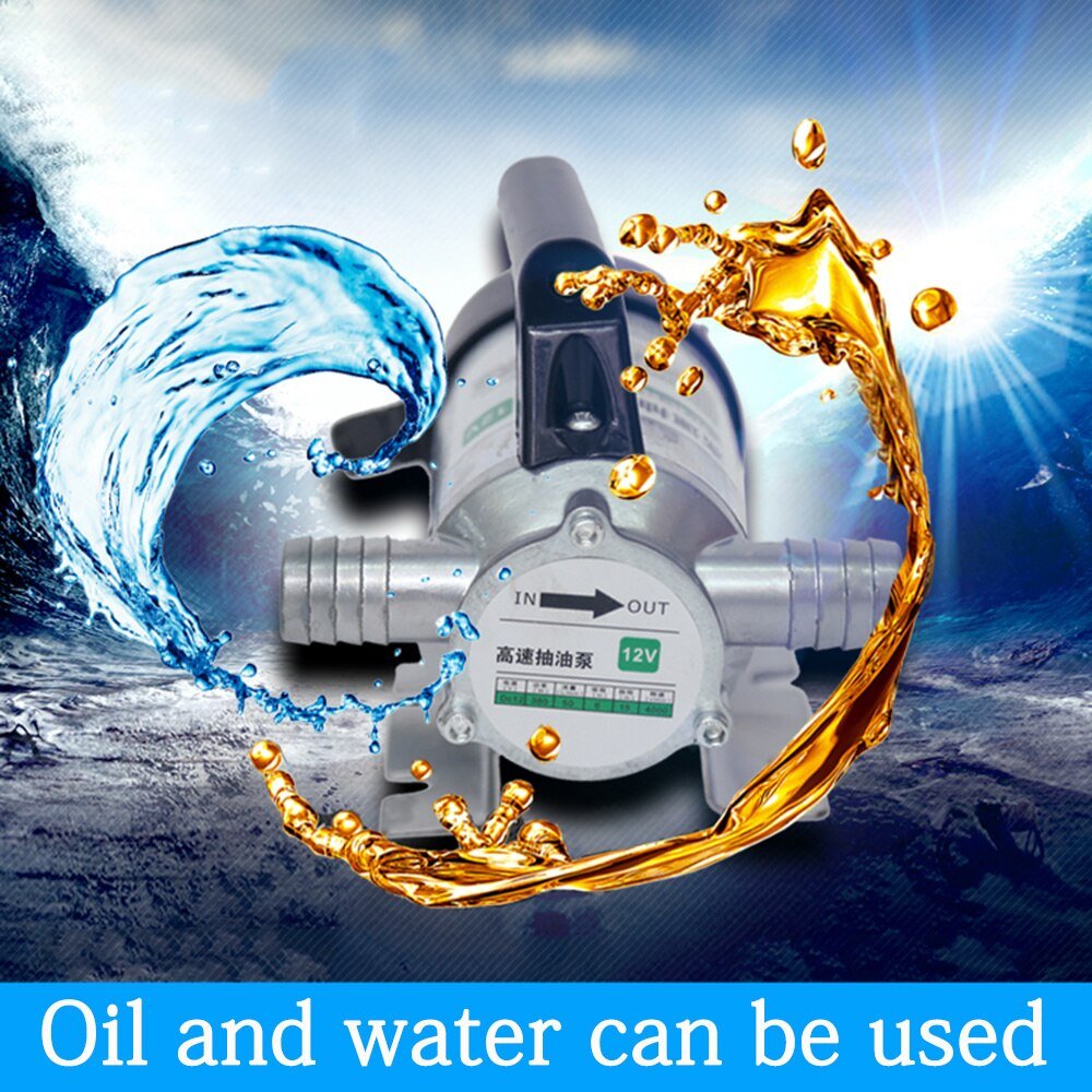 50l/Min 12 V/24V/220V Kleine Auto Tanken Pomp 12 V Elektrische Automatische Brandstof transfer Pomp Voor Pompen Olie/Diesel/Kerosine/Water