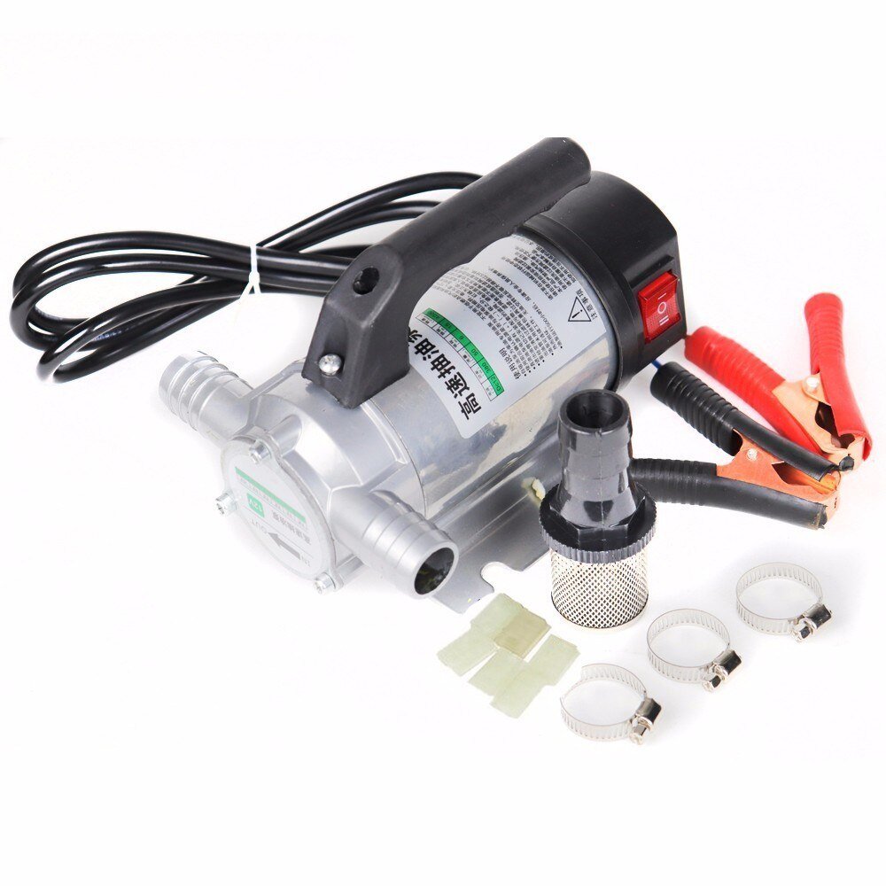 50l/Min 12 V/24V/220V Kleine Auto Tanken Pomp 12 V Elektrische Automatische Brandstof transfer Pomp Voor Pompen Olie/Diesel/Kerosine/Water