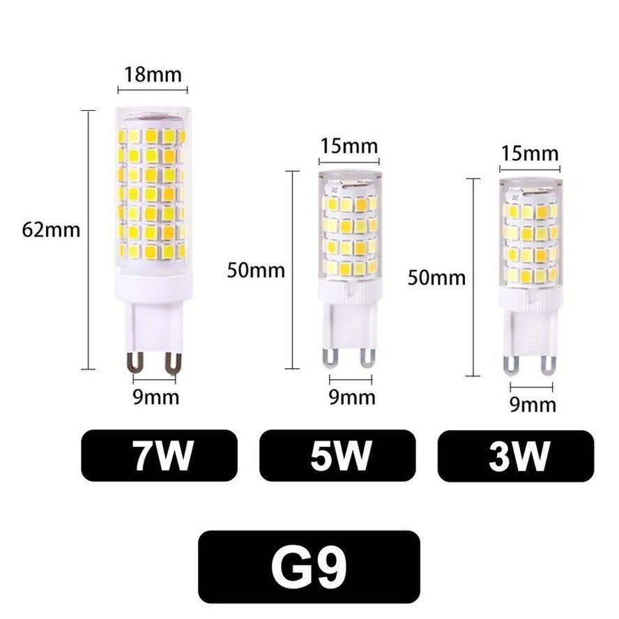 Selling Led G9 Lamp Ac 220V 3W 5W 7W 2835 Smd Chip Keramische Led Light lamp Vervangen Halogeen G9 Voor Kroonluchter Energiebesparing