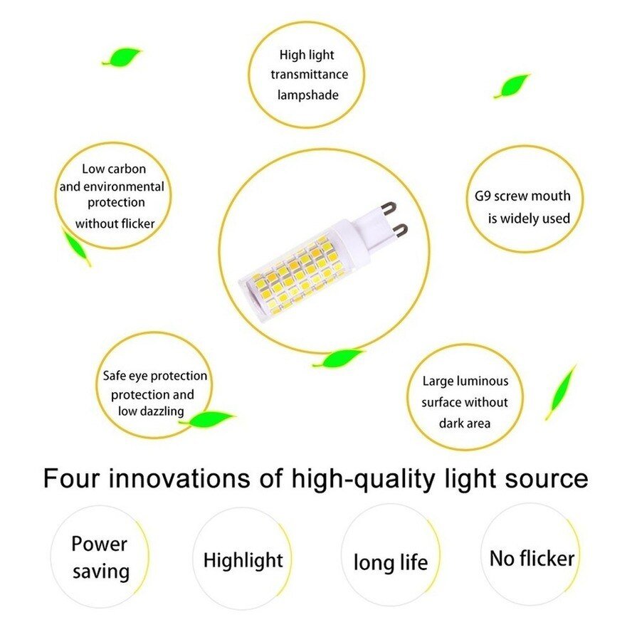 Selling Led G9 Lamp Ac 220V 3W 5W 7W 2835 Smd Chip Keramische Led Light lamp Vervangen Halogeen G9 Voor Kroonluchter Energiebesparing
