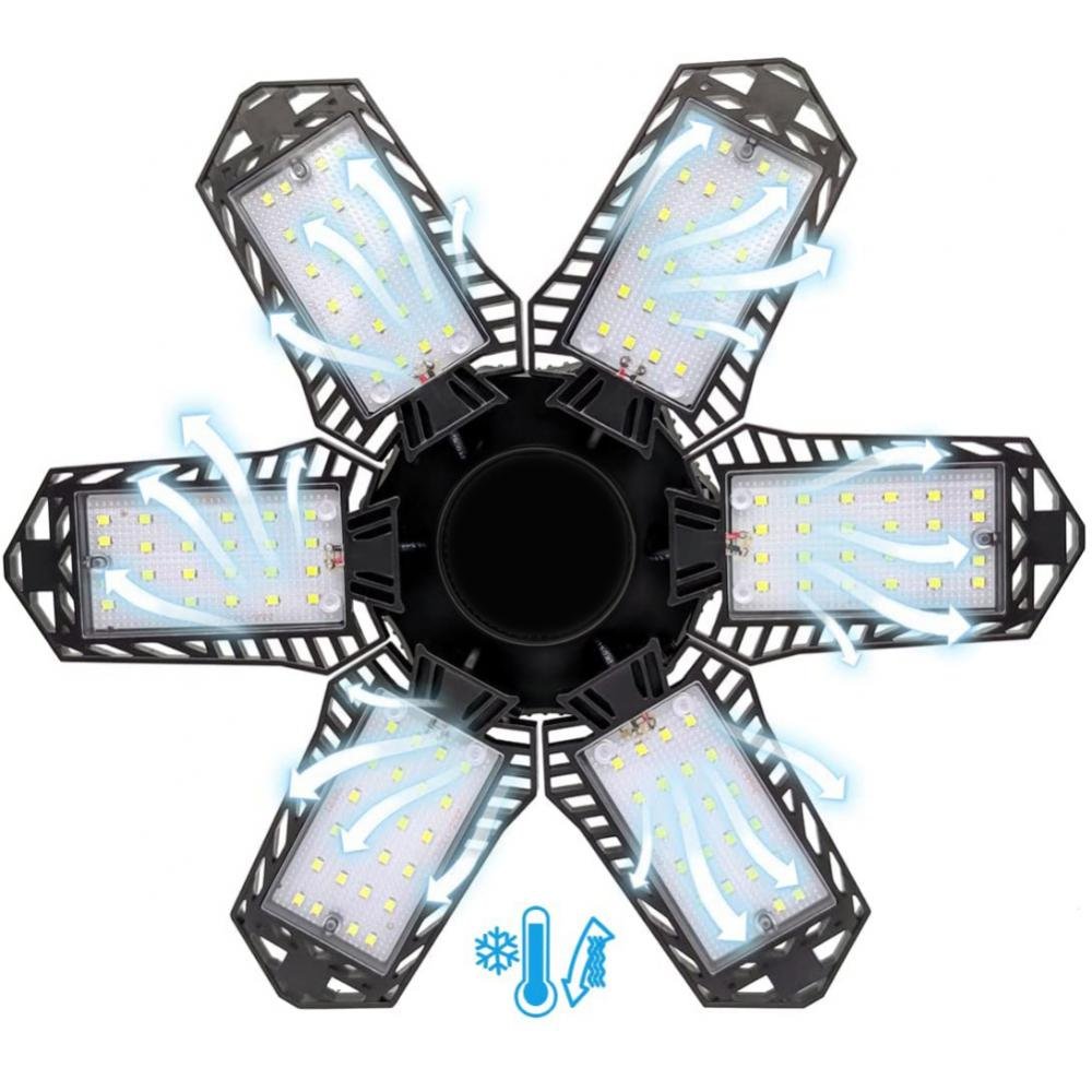 Mini Led Garage Licht E27 Hoge Bay Lamp Magazijn Energiebesparing 90 ° Opvouwbare Plafond Verlichting Voor Magazijn Workshop Verlichting