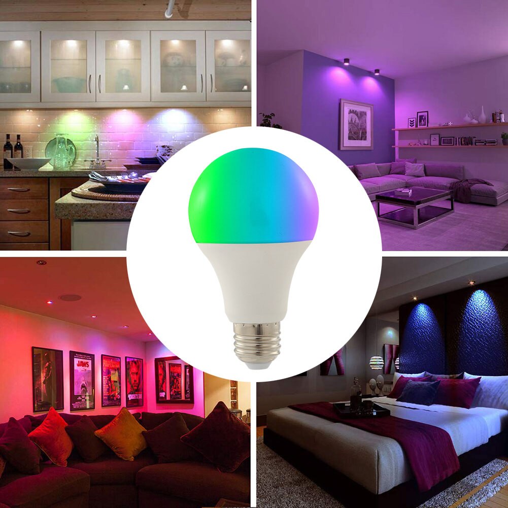 5/10/15/20/25W Kleurrijke Smart Lamp Met Afstandsbediening Slimme Lamp straling-Gratis Energiebesparende Voor Holiday Party Decor 5/10/15/20/25W Kleurrijke Smart Lamp Met Afstandsbediening Slimme Lamp straling-Gratis Energiebesparende Voor Holiday Party Decor