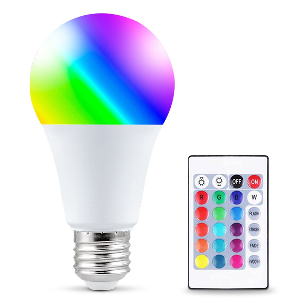 5/10/15/20/25W Kleurrijke Smart Lamp Met Afstandsbediening Slimme Lamp straling-Gratis Energiebesparende Voor Holiday Party Decor 5/10/15/20/25W Kleurrijke Smart Lamp Met Afstandsbediening Slimme Lamp straling-Gratis Energiebesparende Voor Holiday Party Decor