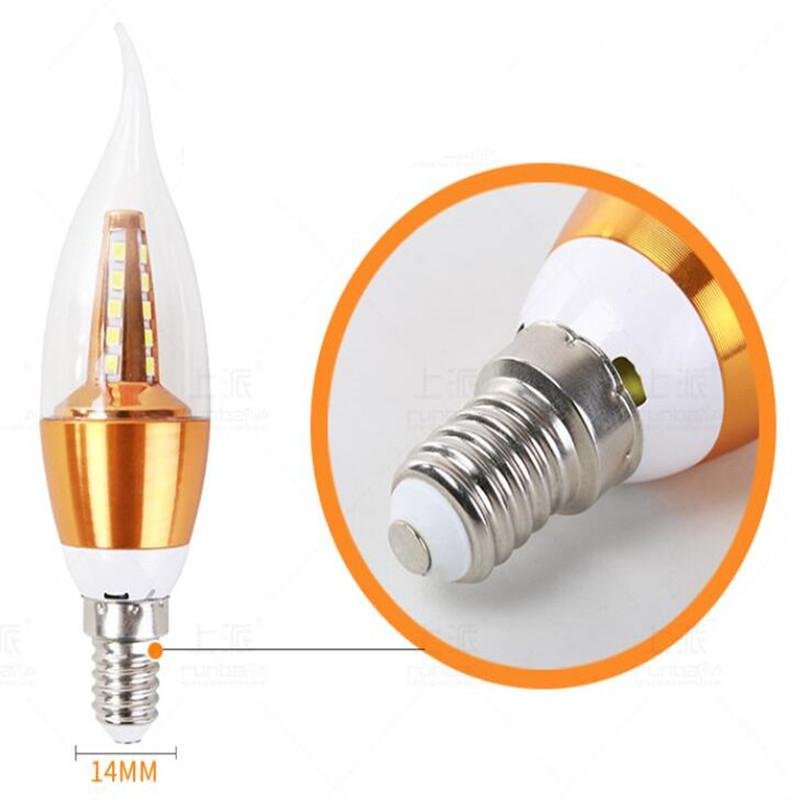 Led Kaars Lamp Flicker Flame E14 E27 Edison Emulatie Fire Verlichting Vintage 5W AC220V Staart Retro Decor Energie spaarlamp