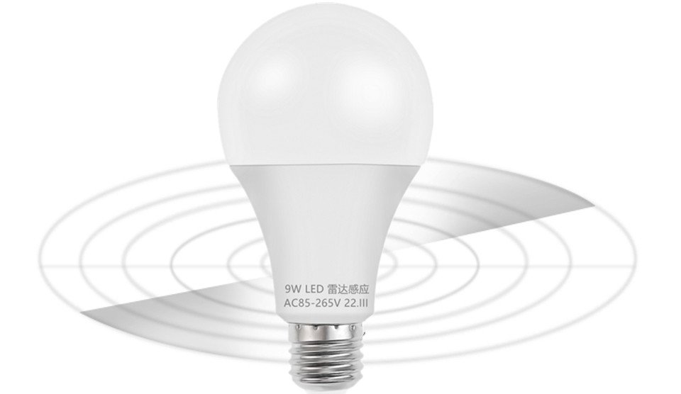 Magnetron Radar Motion Sensor Light Bulb 85-265V E27 Led Lamp Auto Smart Infrarood Lamp Energiebesparende Bombillas huis Veranda