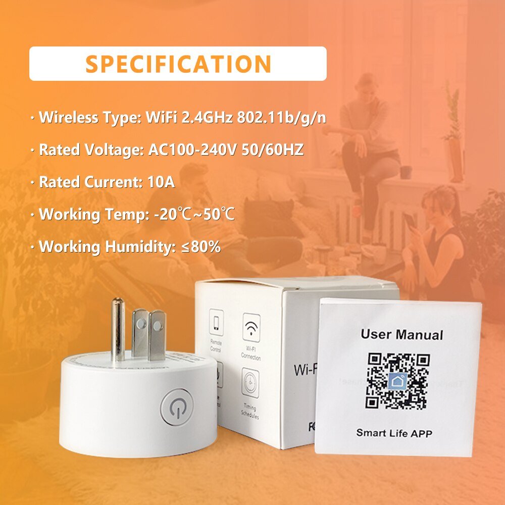 Timing Functie Afstandsbediening Stopcontact 10A Smart Plug Us Wifi Amerikaanse Outlet Voor Alexa Google Home Tuya Smartlife App Timing Functie Afstandsbediening Stopcontact 10A Smart Plug Us Wifi Amerikaanse Outlet Voor Alexa Google Home Tuya Smartlife App