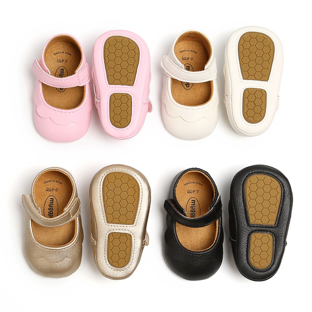 Groothandel Leuke Soft Leather Baby Prinses Schoenen Baby Pasgeboren Meisjes Massief Rubberen Zool Prewalker Antislip Babyschoenen Groothandel Leuke Soft Leather Baby Prinses Schoenen Baby Pasgeboren Meisjes Massief Rubberen Zool Prewalker Antislip Babyschoenen