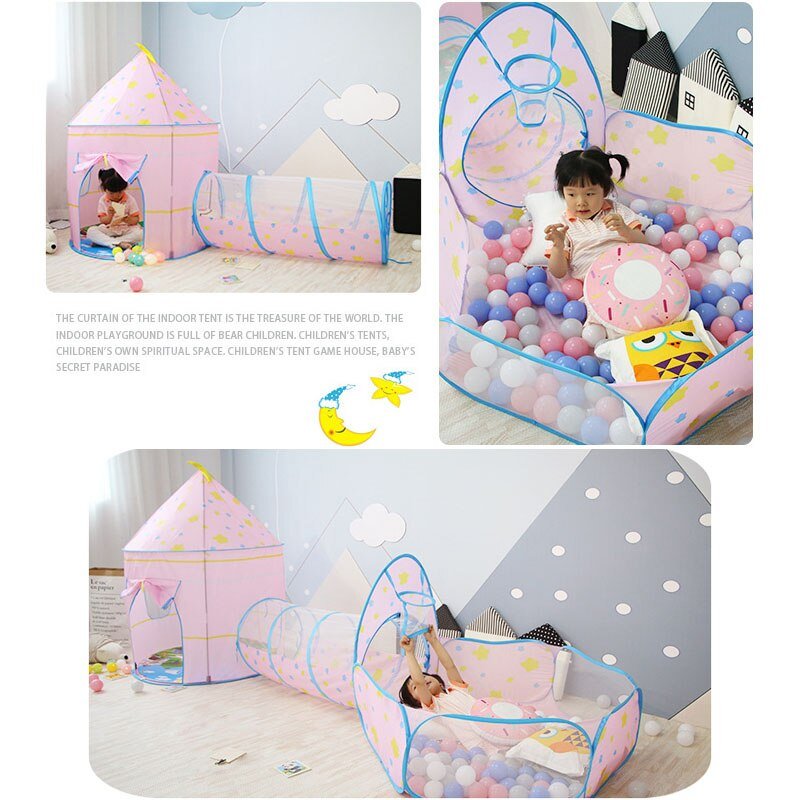 3 In 1 Kinderen Tent Huis Speelgoed Bal Zwembad Draagbare Kinderen Tipi Tenten Huis Bal Pit Pool Tent Kids Verwijderbare tent Geschenken 3 In 1 Kinderen Tent Huis Speelgoed Bal Zwembad Draagbare Kinderen Tipi Tenten Huis Bal Pit Pool Tent Kids Verwijderbare tent Geschenken