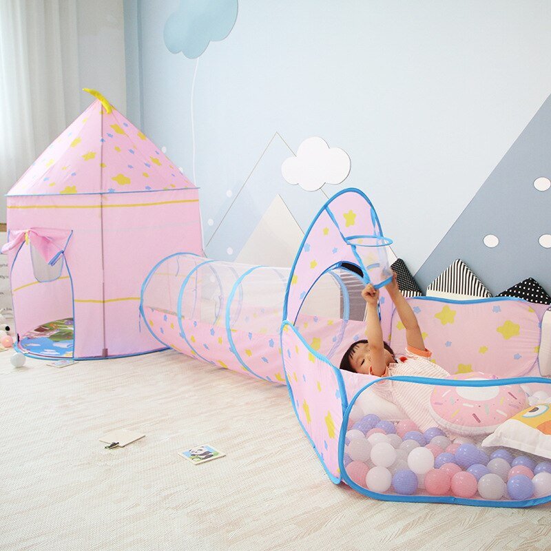 3 In 1 Kinderen Tent Huis Speelgoed Bal Zwembad Draagbare Kinderen Tipi Tenten Huis Bal Pit Pool Tent Kids Verwijderbare tent Geschenken 3 In 1 Kinderen Tent Huis Speelgoed Bal Zwembad Draagbare Kinderen Tipi Tenten Huis Bal Pit Pool Tent Kids Verwijderbare tent Geschenken