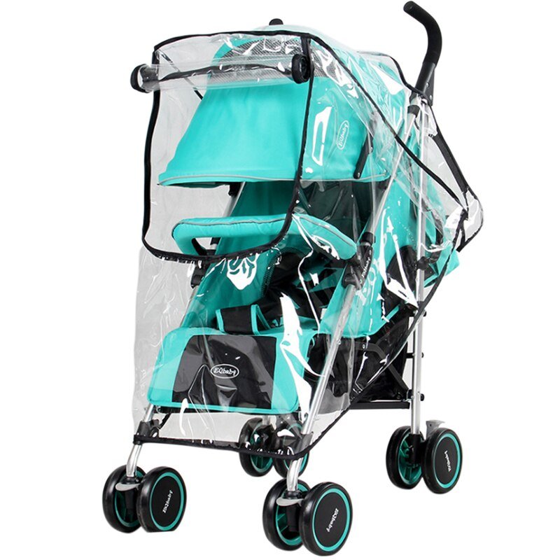 1Pc Draagbare Universele Waterdichte Regenhoes Wind Dust Shield Luifel Kinderwagens Kinderwagen