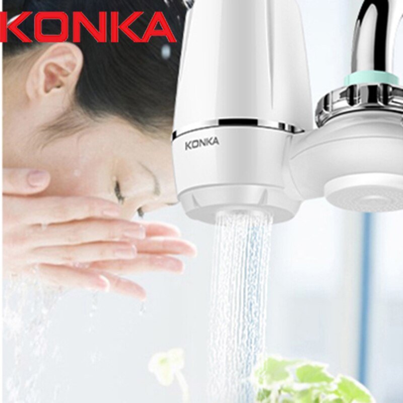 Konka Tap Waterzuiveraar Wasbare Keramische Keuken Kraan Percolator Water Filter Filtro Roest Bacteriën Verwijderen Vervanging Filter
