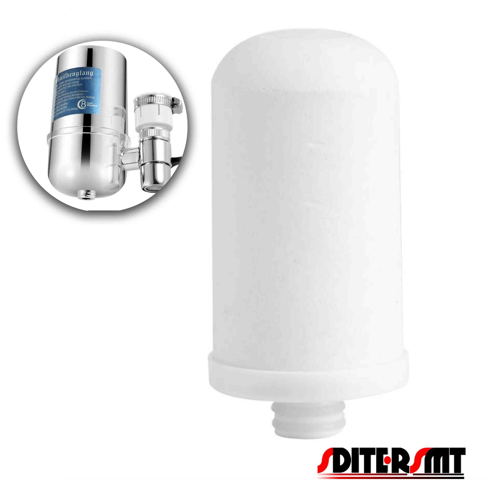 Nieuwe Huishoudelijke 6L/Min Tap Water Kraan Waterzuiveraar Filter Voor Actieve Kool Hechten Filter Cartridges Keuken Accessoires Nieuwe Huishoudelijke 6L/Min Tap Water Kraan Waterzuiveraar Filter Voor Actieve Kool Hechten Filter Cartridges Keuken Accessoires