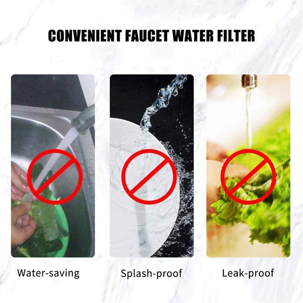 Huishouden Actieve Kool Water Filter Mini Keuken Kraan Waterzuiveraar Zuiverende Plant Filtratie Cartridge