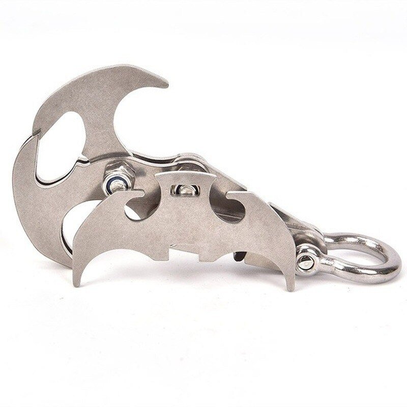 Vouwen Zwaartekracht Grab Haak Outdoor Rock Klimmen Redding Klauw Survival Bergbeklimmen Haak Tool Multifunctionele Rvs