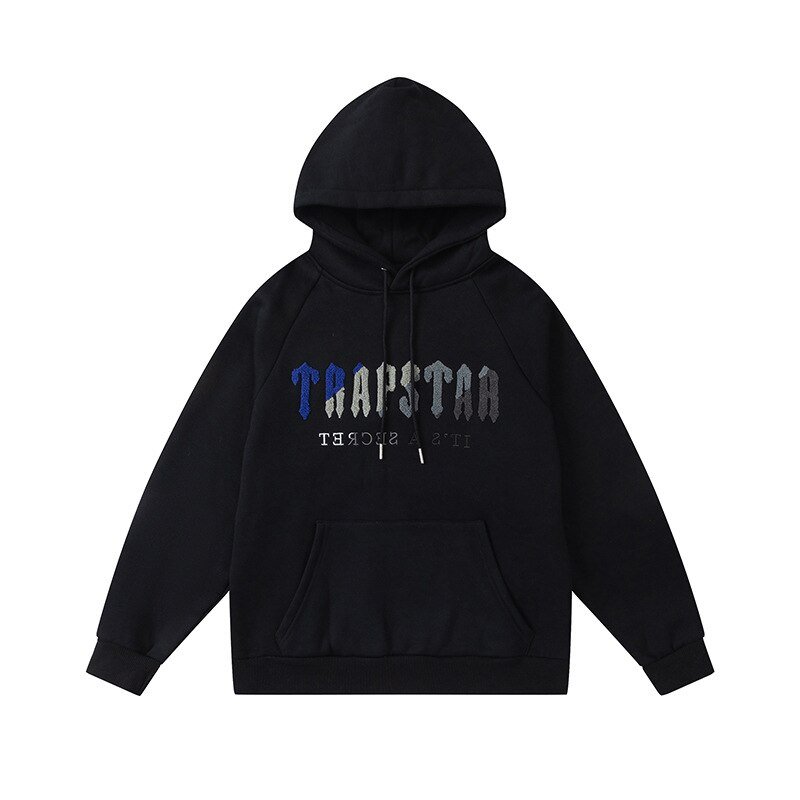 Trapstar Borduren Mannen Trui Pak Brief Hoodies Broek Sweatshirt Set Harajuku Hip Hop Casual Kleding Streetwear Sportkleding