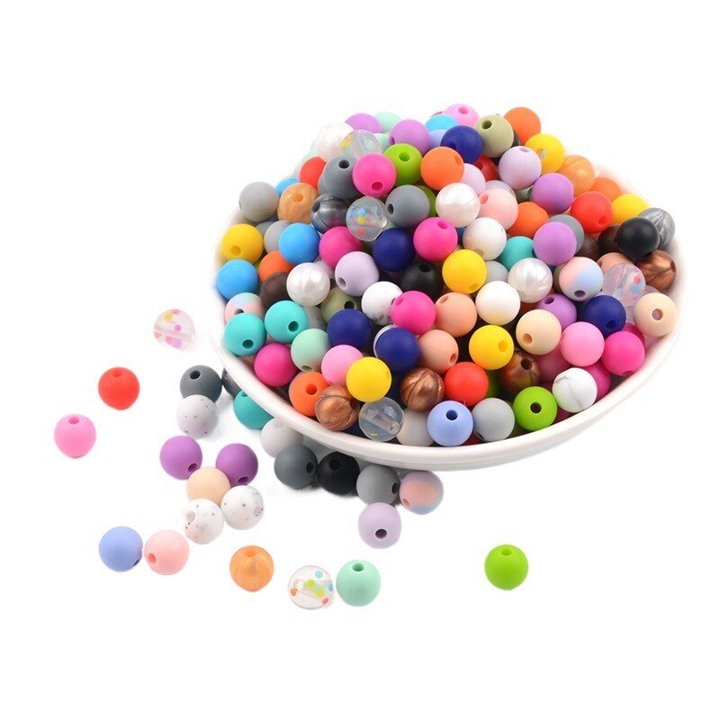 100 Stks/partij Aiboduo 9Mm Maken Een Fopspeen Clip Jezelf Baby Tanden Set Houder Kids Bijtring Helper Borstel Houten Handschoenen keten